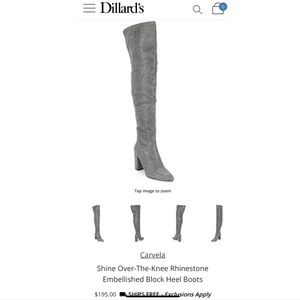 Carvela Over the Knee Block heel boots